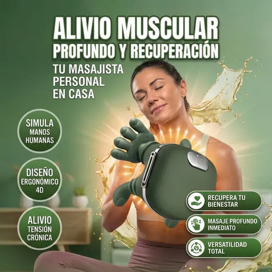 Masajeador Eléctrico Con Dedos Portátil